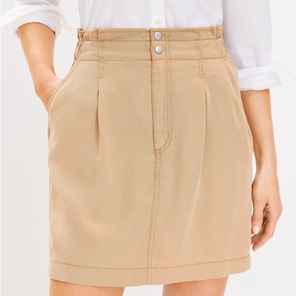 LOFT Emory Paperbag Pocket Skirt size 10 NWT!